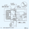 東芝 ダクト用換気扇 低騒音形 スタンダード格子タイプ サニタリー用 ステンレスボディ 接続ダクトφ100mm 埋込寸法225mm角 ダクト用換気扇 低騒音形 スタンダード格子タイプ サニタリー用 ステンレスボディ 接続ダクトφ100mm 埋込寸法225mm角 DVF-G14VS 画像3