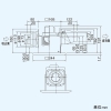 東芝 ダクト用換気扇 ≪ナナハン≫ 細管形 2部屋用 スタンダード格子タイプ サニタリー用 鋼板ボディ 接続ダクトφ75mm 埋込寸法175mm角 ダクト用換気扇 ≪ナナハン≫ 細管形 2部屋用 スタンダード格子タイプ サニタリー用 鋼板ボディ 接続ダクトφ75mm 埋込寸法175mm角 DVP-S10FH4 画像2