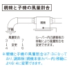 東芝 ダクト用換気扇 ≪ナナハン≫ 細管形 2部屋用 スタンダード格子タイプ サニタリー用 鋼板ボディ 接続ダクトφ75mm 埋込寸法175mm角 ダクト用換気扇 ≪ナナハン≫ 細管形 2部屋用 スタンダード格子タイプ サニタリー用 鋼板ボディ 接続ダクトφ75mm 埋込寸法175mm角 DVP-S10FH4 画像5