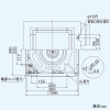 日本キヤリア(東芝) ダクト用換気扇 ≪ツインエアロファン≫ ルーバーセットタイプ 低騒音形 大風量形 強弱付(弱特性標準) フラットインテリアパネルタイプ 居間・事務所・店舗用 鋼板ボディ 接続ダクトφ150mm 埋込寸法363mm角 ダクト用換気扇 ≪ツインエアロファン≫ ルーバーセットタイプ 低騒音形 大風量形 強弱付(弱特性標準) フラットインテリアパネルタイプ 居間・事務所・店舗用 鋼板ボディ 接続ダクトφ150mm 埋込寸法363mm角 DVF-T23FVQDA 画像3