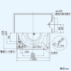 日本キヤリア(東芝) ダクト用換気扇 ≪ツインエアロファン≫ ルーバーセットタイプ 低騒音形 大風量形 強弱付(弱特性大風量) インテリアパネルタイプ 居間・事務所・店舗用 鋼板ボディ 誤結線防止用電流ヒューズ付 接続ダクトφ150mm 埋込寸法316mm角 ダクト用換気扇 ≪ツインエアロファン≫ ルーバーセットタイプ 低騒音形 大風量形 強弱付(弱特性大風量) インテリアパネルタイプ 居間・事務所・店舗用 鋼板ボディ 誤結線防止用電流ヒューズ付 接続ダクトφ150mm 埋込寸法316mm角 DVF-T20PQD 画像3