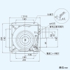 日本キヤリア(東芝) ダクト用換気扇 ≪ツインエアロファン≫ ルーバー別売タイプ 細管形 居間・事務所・店舗用 鋼板ボディ 接続ダクトφ100mm 埋込寸法275mm角 ダクト用換気扇 ≪ツインエアロファン≫ ルーバー別売タイプ 細管形 居間・事務所・店舗用 鋼板ボディ 接続ダクトφ100mm 埋込寸法275mm角 DVF-XT18S 画像3