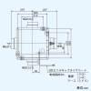 日本キヤリア(東芝) ダクト用換気扇 天井埋込形 中間取付タイプ 1〜3部屋用 サニタリー用 シロッコファン プラスチックボディ ビニルキャブタイヤコード3芯・約3m付 接続ダクトφ100mm ダクト用換気扇 天井埋込形 中間取付タイプ 1〜3部屋用 サニタリー用 シロッコファン プラスチックボディ ビニルキャブタイヤコード3芯・約3m付 接続ダクトφ100mm DVC-15M5 画像4