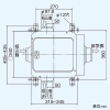 日本キヤリア(東芝) ダクト用換気扇 天井埋込形 中間取付タイプ 2〜3部屋用 サニタリー用 シロッコファン 薄形本体 接続ダクトφ100mm ダクト用換気扇 天井埋込形 中間取付タイプ 2〜3部屋用 サニタリー用 シロッコファン 薄形本体 接続ダクトφ100mm DVC-18T1 画像3