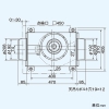 日本キヤリア(東芝) ダクト用換気扇 天井埋込形 中間取付タイプ 低騒音形 強弱付 居間・事務所・店舗用 シロッコファン 複数台連動運転用リレー内蔵 接続ダクトφ200mm ダクト用換気扇 天井埋込形 中間取付タイプ 低騒音形 強弱付 居間・事務所・店舗用 シロッコファン 複数台連動運転用リレー内蔵 接続ダクトφ200mm DVC-25H 画像3