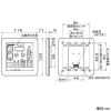 パナソニック 【生産完了品】バスルームコンディショナー 天井埋込形 2室換気用 スタンドアローンタイプ 常時換気・ミスト機能付 バスルームコンディショナー 天井埋込形 2室換気用 スタンドアローンタイプ 常時換気・ミスト機能付 FY-28USP3 画像4