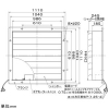 パナソニック 電気式シャッター 90cm用 単相200V 鋼板製 電気式シャッター 90cm用 単相200V 鋼板製 FY-GEST904 画像2