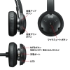 サンワサプライ クレードル付きBluetoothヘッドセット(通話用ノイズキャンセル機能搭載) クレードル付きBluetoothヘッドセット(通話用ノイズキャンセル機能搭載) MM-BTMH59BK 画像3