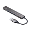 サンワサプライ 【生産完了品】USB Type-C 3ポート スリムハブ(microSDカードリーダー付き) USB Type-C 3ポート スリムハブ(microSDカードリーダー付き) USB-3HC317S 画像1