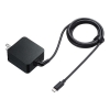 サンワサプライ USB Power Delivery対応AC充電器(PD65W・TypeCケーブル一体型) ACA-PD76BK