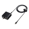 サンワサプライ USB Power Delivery対応AC充電器(PD45W・TypeCケーブル一体型) ACA-PD75BK