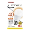 東芝 LED電球 A形 一般電球形  40W相当 広配光 電球色 E26 LDA4L-G/K40V1R