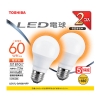 東芝 LED電球 A形 一般電球形  60W相当 広配光 電球色 E26 2P LDA7L-G/K60V1RP