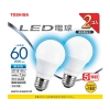 東芝 LED電球 A形 一般電球形  60W相当 広配光 昼光色 E26 2P LDA7D-G/K60V1RP