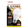 東芝 【ケース販売特価 10個セット】LED電球 A形 一般電球形  40W相当 全方向 電球色 E26 LDA5L-G/40V1R