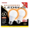 東芝 LED電球 A形 一般電球形  60W相当 全方向 電球色 E26 2P LDA8L-G/60V1RP