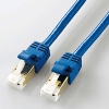 ELECOM LANケーブル ソフトタイプ CAT7準拠 ヨリ線 長さ2m ブルー LD-TWSY/BU2