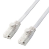 ELECOM LANケーブル フラットタイプ CAT6A準拠 ヨリ線 ツメ折れ防止タイプ 長さ5m ホワイト LD-GFAT/WH50