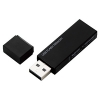 ELECOM キャップ式USBメモリー USB2.0対応 16GB ブラック MF-MSU2B16GBK
