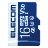 ELECOM microSDHCカード 16GB 防水性能IPX7 UHS-&#8544;U3・V30対応 データ復旧サービス付 MF-MS016GU13V3R