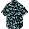 アイトス 【生産完了品】ボタンダウンアロハシャツ(ハワイの夜)(男女兼用) ブラック LL AZ56109010LL