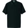 アイトス 半袖ポロシャツ(男女兼用) ブラック S AZ7615010S