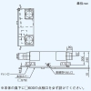 日本キヤリア(東芝) 空調換気扇 天井埋込形 全熱交換ユニット 接続ダクトφ100mm 空調換気扇 天井埋込形 全熱交換ユニット 接続ダクトφ100mm VFE-120K 画像3