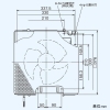 日本キヤリア(東芝) インテリア有圧換気扇 産業用換気扇 メッシュタイプ 給気専用 単相100V用 強弱付 羽根径25cm 埋込寸法295mm角 除じんフィルター付 インテリア有圧換気扇 産業用換気扇 メッシュタイプ 給気専用 単相100V用 強弱付 羽根径25cm 埋込寸法295mm角 除じんフィルター付 VFM-P25KMU 画像2