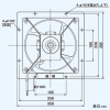 東芝 有圧換気扇 産業用換気扇 低騒音タイプ 給気運転可能 単相100V用 羽根径25cm 埋込寸法305mm角 極数4P 公称出力25W 有圧換気扇 産業用換気扇 低騒音タイプ 給気運転可能 単相100V用 羽根径25cm 埋込寸法305mm角 極数4P 公称出力25W VP-254SNX1 画像2