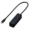ELECOM 【限定特価】USB3.1(Gen1)ハブ USB3ポート PD対応 長さ0.3m ブラック USB3.1(Gen1)ハブ USB3ポート PD対応 長さ0.3m ブラック U3HC-T431P5BK 画像1