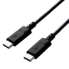 ELECOM USB2.0ケーブル TypeC-TypeC PD対応 長さ0.5m U2C-CC05NBK2
