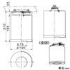 DAIKO LEDシーリングアダプター 配線ダクト取付用 埋込穴φ75mmダウンライト用 ブラック LEDシーリングアダプター 配線ダクト取付用 埋込穴φ75mmダウンライト用 ブラック LZA-93317 画像3