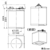 DAIKO LEDシーリングアダプター 配線ダクト取付用 埋込穴φ125mmダウンライト用 ブラック LEDシーリングアダプター 配線ダクト取付用 埋込穴φ125mmダウンライト用 ブラック LZA-93324 画像2