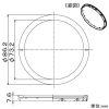 DAIKO ウォールウォッシュレンズ φ86mm ブラック ウォールウォッシュレンズ φ86mm ブラック LZA-93312 画像2