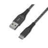 アイリスオーヤマ 高耐久USB-Cケーブル 1m ブラック ICAC-C10-B