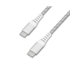 アイリスオーヤマ 高耐久USB-C to USB-Cケーブル 1.5m シルバー ICCC-C15-S