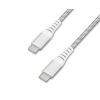 アイリスオーヤマ 高耐久USB-C to USB-Cケーブル 2m シルバー ICCC-C20-S