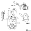 DAIKO LEDユニバーサルダウンライト 《NIGIWAI》 LZ1C/2C CDM-T35W相当 埋込穴φ100mm 配光角11° 昼白色 ブラック 電源別売 LEDユニバーサルダウンライト 《NIGIWAI》 LZ1C/2C CDM-T35W相当 埋込穴φ100mm 配光角11° 昼白色 ブラック 電源別売 LZD-93124WBN 画像2