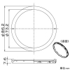 DAIKO スプレッドレンズ 径φ86mm 補助用 スプレッドレンズ 径φ86mm 補助用 LZA-93311 画像2