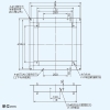 日本キヤリア(東芝) 薄壁取付枠 ウェザーカバー用 インテリア有圧換気扇用 ステンレス製 25cm用 産業用換気扇別売部品 薄壁取付枠 ウェザーカバー用 インテリア有圧換気扇用 ステンレス製 25cm用 産業用換気扇別売部品 KW-U25VP 画像2