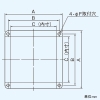 日本キヤリア(東芝) ウェザーカバー インテリア有圧換気扇用 鋼板製 25cm用 産業用換気扇別売部品 ウェザーカバー インテリア有圧換気扇用 鋼板製 25cm用 産業用換気扇別売部品 C-25MPA 画像2