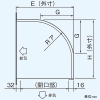 東芝 ウェザーカバー 有圧換気扇用 ステンレス製 40cm用 産業用換気扇別売部品 ウェザーカバー 有圧換気扇用 ステンレス製 40cm用 産業用換気扇別売部品 C-40SP2 画像3