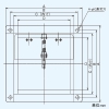 日本キヤリア(東芝) 防火ダンパー付ウェザーカバー 有圧換気扇用 ステンレス製 20cm用 産業用換気扇別売部品 防火ダンパー付ウェザーカバー 有圧換気扇用 ステンレス製 20cm用 産業用換気扇別売部品 C-20SDP2 画像2