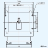 日本キヤリア(東芝) 防火ダンパー付給排気形ウェザーカバー 有圧換気扇用 ステンレス製 25cm用 産業用換気扇別売部品 防火ダンパー付給排気形ウェザーカバー 有圧換気扇用 ステンレス製 25cm用 産業用換気扇別売部品 C-25SDPU 画像2