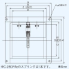 東芝 防火ダンパー付ウェザーカバー インテリア有圧換気扇・有圧換気扇ステンレス形用 ステンレス製 25cm用 産業用換気扇別売部品 防火ダンパー付ウェザーカバー インテリア有圧換気扇・有圧換気扇ステンレス形用 ステンレス製 25cm用 産業用換気扇別売部品 C-25SDPA2 画像2