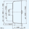 東芝 保護ガード 有圧換気扇用 鋼線製 20cm用 産業用換気扇別売部品 保護ガード 有圧換気扇用 鋼線製 20cm用 産業用換気扇別売部品 GU-20VP2 画像2