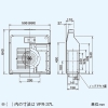日本キヤリア(東芝) レンジフードファン 浅形 ターボファンタイプ 標準タイプ 70cm巾 ホワイト 保護ガード付 レンジフードファン 浅形 ターボファンタイプ 標準タイプ 70cm巾 ホワイト 保護ガード付 VFR-37L 画像2