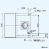 東芝 レンジフードファン 買換用 深形 三分割構造 シロッコファンタイプ 58cm巾 VFR-60H・60HBL・60HBL2シリーズ買換用 レンジフードファン 買換用 深形 三分割構造 シロッコファンタイプ 58cm巾 VFR-60H・60HBL・60HBL2シリーズ買換用 VFR-53L(W) 画像2