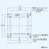 日本キヤリア(東芝) 薄板取付用アタッチメント ウェザーカバー用 一般換気扇用 20cm用 薄板取付用アタッチメント ウェザーカバー用 一般換気扇用 20cm用 PT-20S 画像2