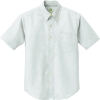 アイトス 半袖T/Cオックスボタンダウンシャツ 男女兼用 ホワイト L AZ7823001L